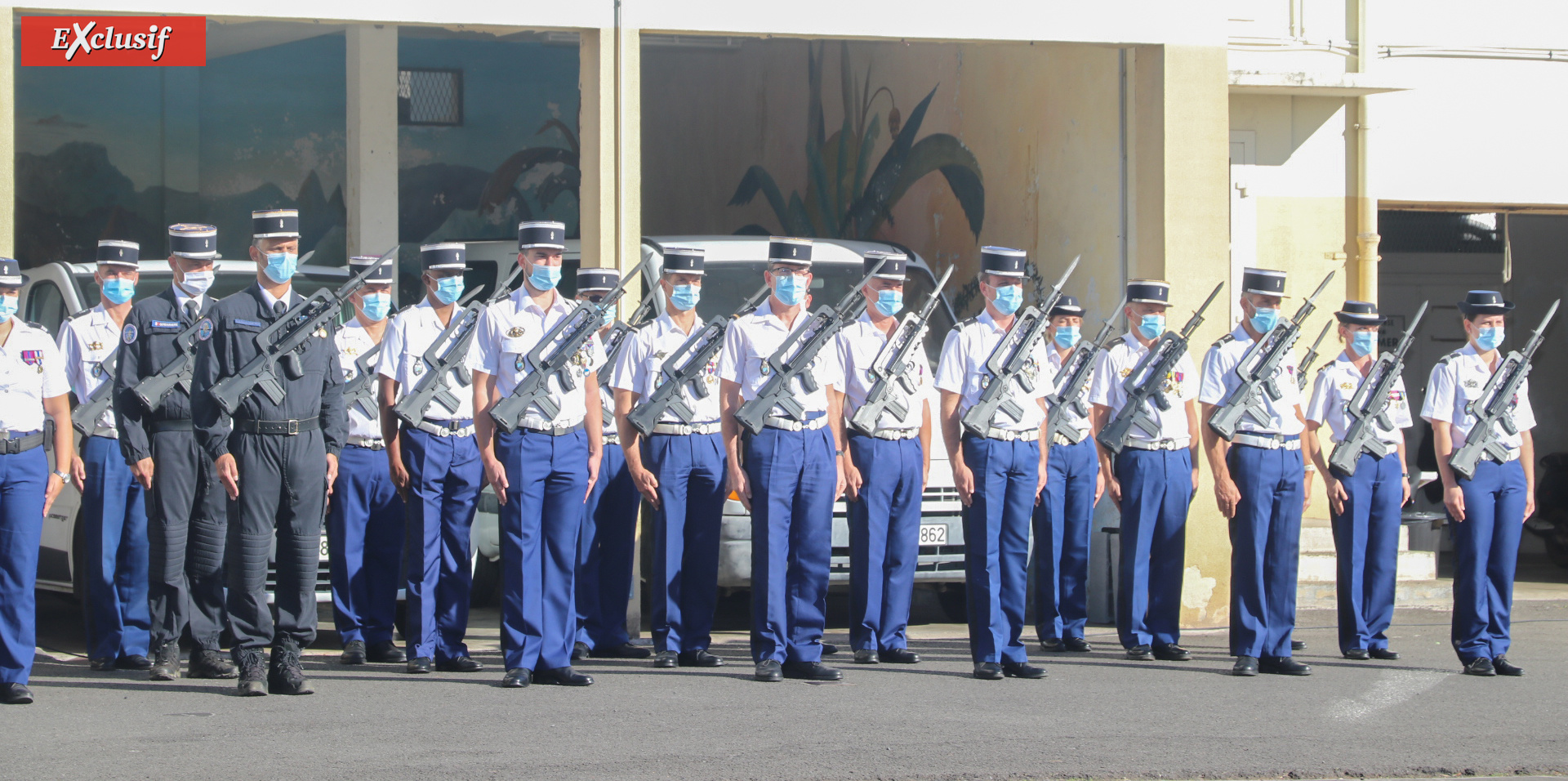 Gendarmerie Nationale: fin de formation des Gendarmes Adjoints Volontaires et médaillés