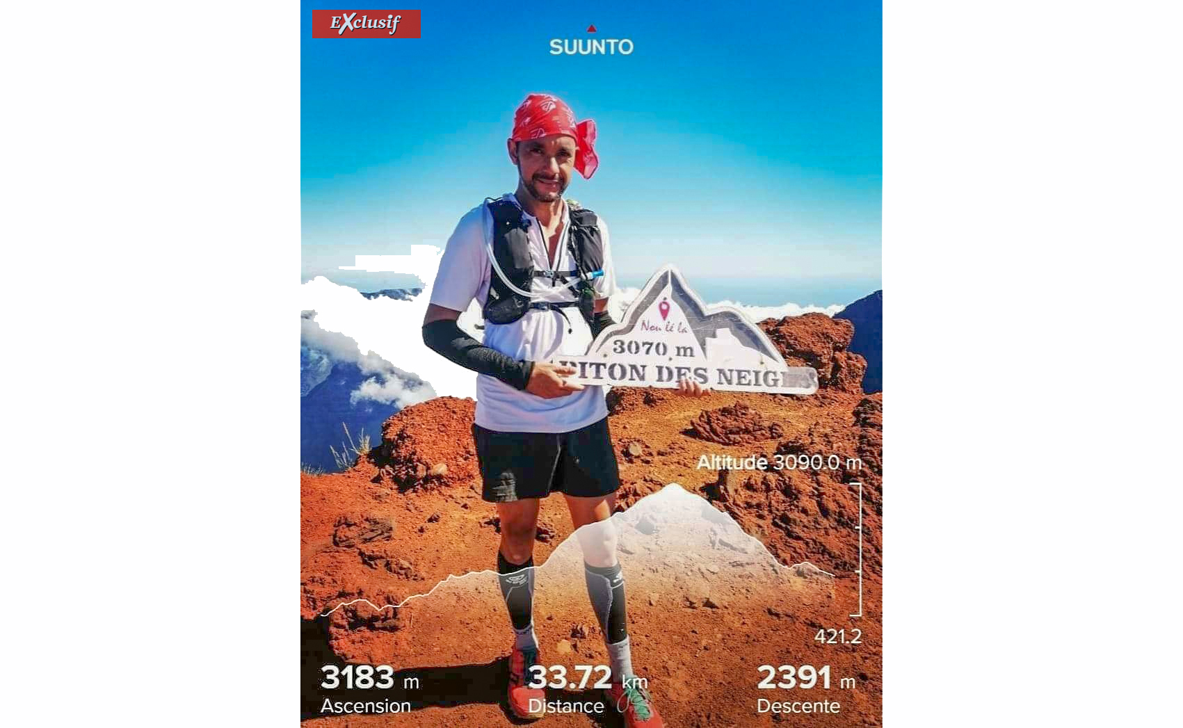 Et oui ils sont passés par le Piton des Neiges