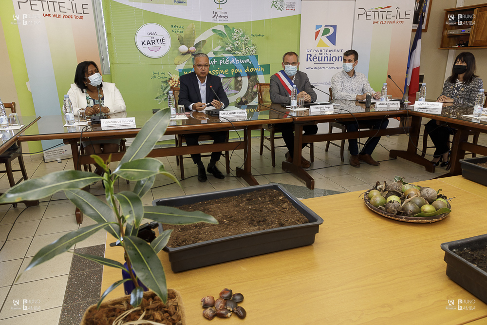 Petite Ile, premier partenaire communal  du plan "1 million d’Arbres pour La Réunion"