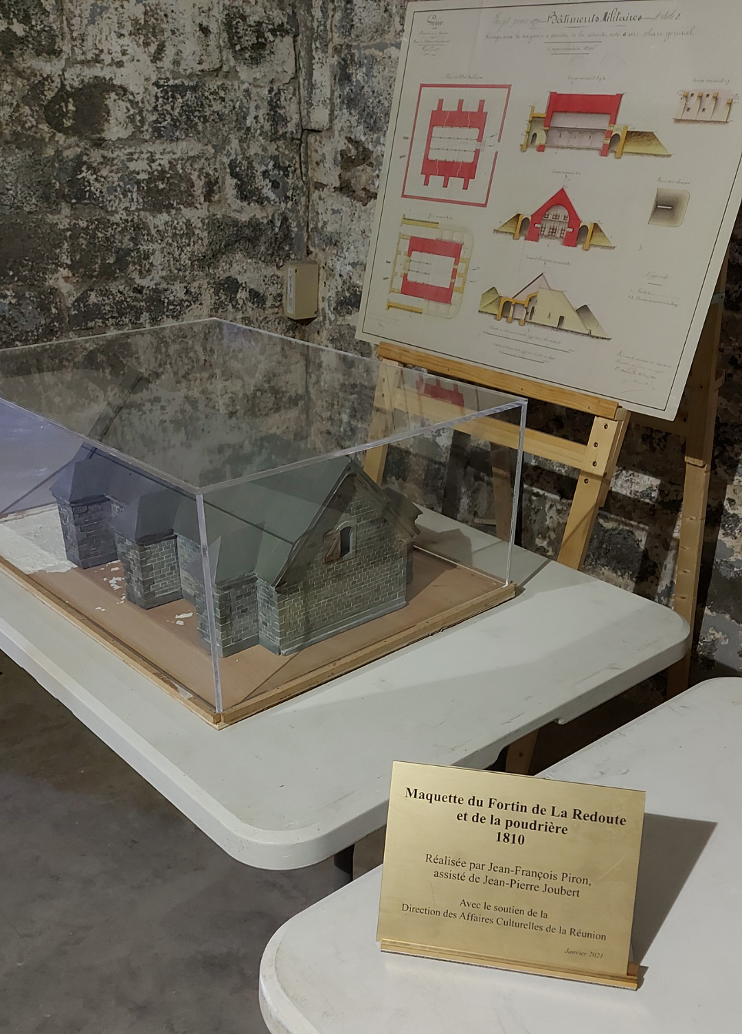Patrimoine: le Fortin de la Redoute à Saint-Denis