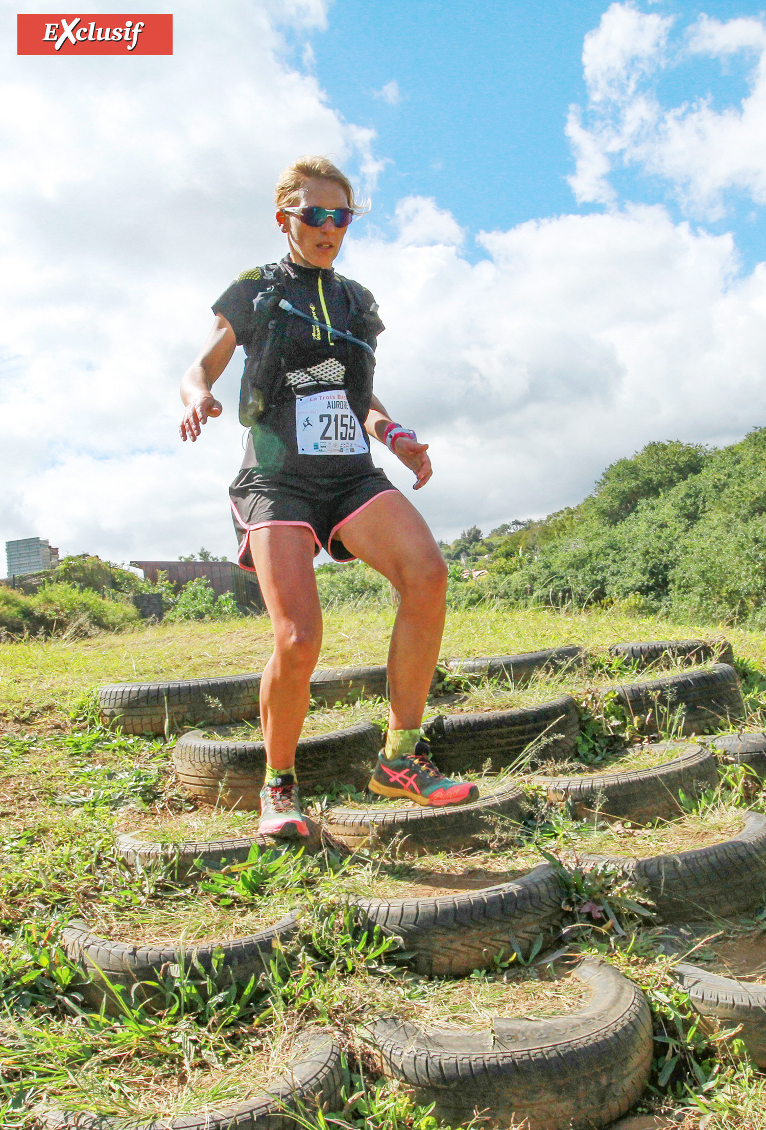 Sur la Trois-Bassinoise où elle avait obtenu la médaille d'argent sur 43 km Sur la Trois-Bassinoise où elle avait obtenu la médaille d'argent sur 43 km
