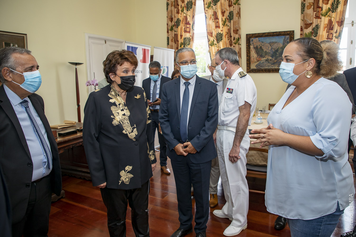 Roselyne Bachelot a découvert l'évolution du projet du musée historique de Villèle