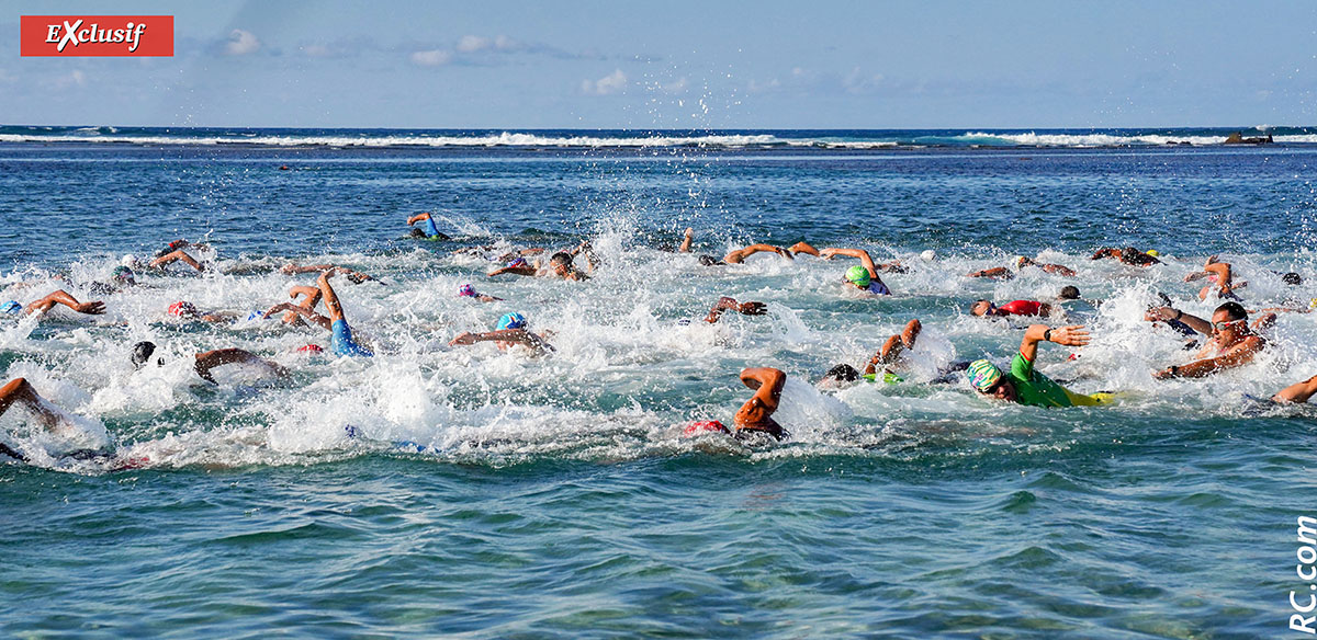 Départ du Triathlon de la Croix du Sud à Saint-Pierre