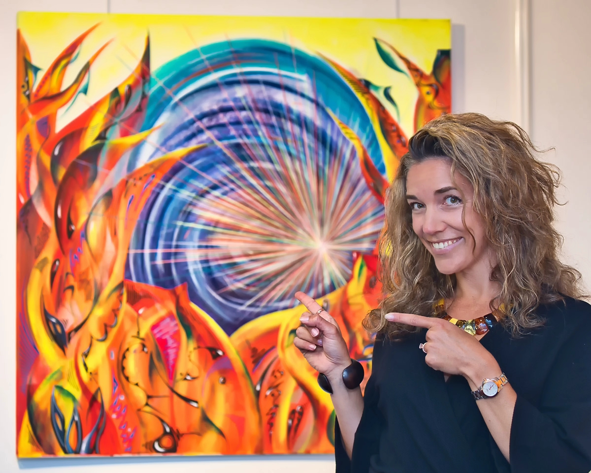 Sandrine Langlade, une artiste-peintre talentueuse...