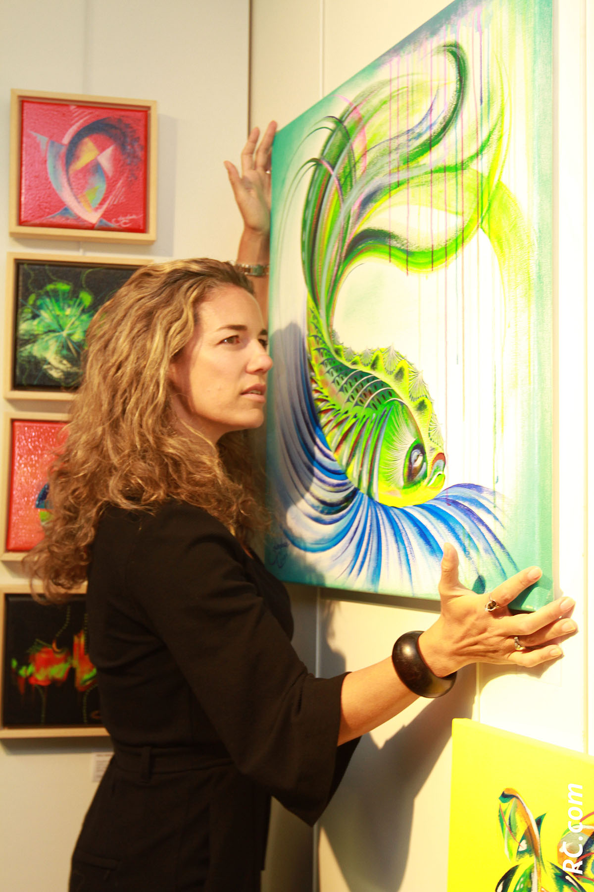 Expo de Sandrine Langlade: "Feux de joie" à la Cité du Volcan