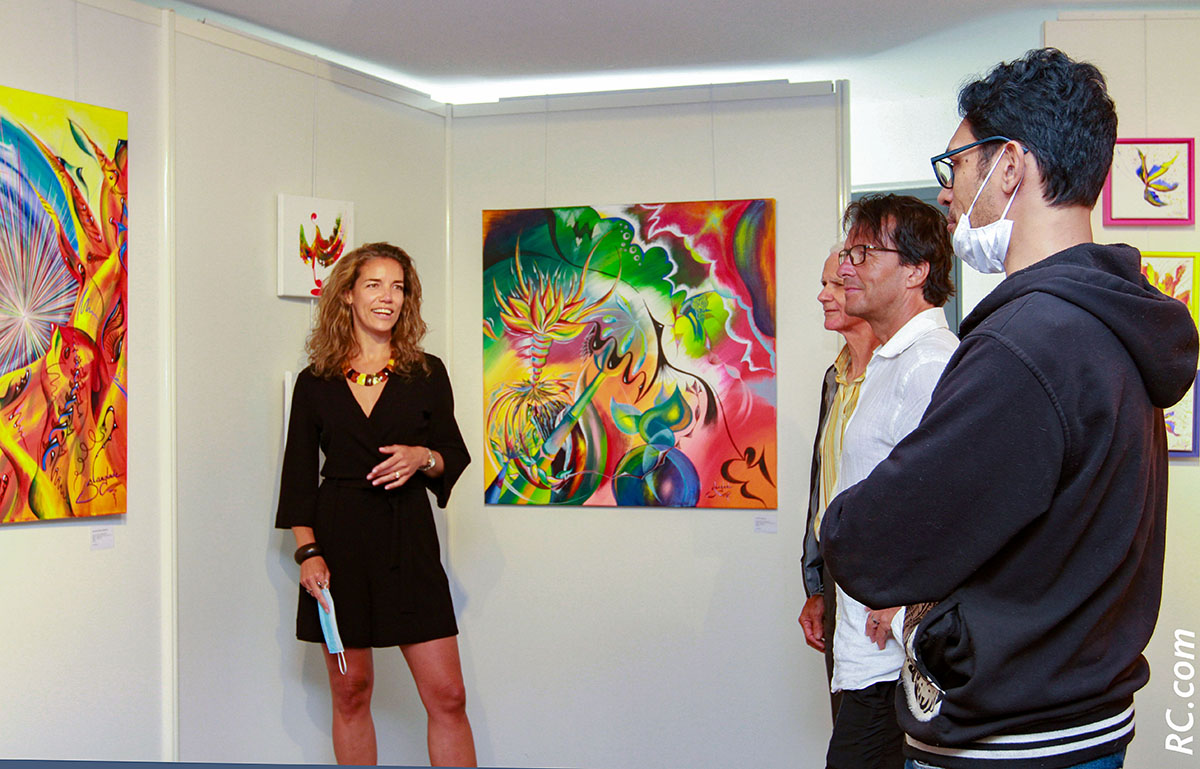 Expo de Sandrine Langlade: "Feux de joie" à la Cité du Volcan