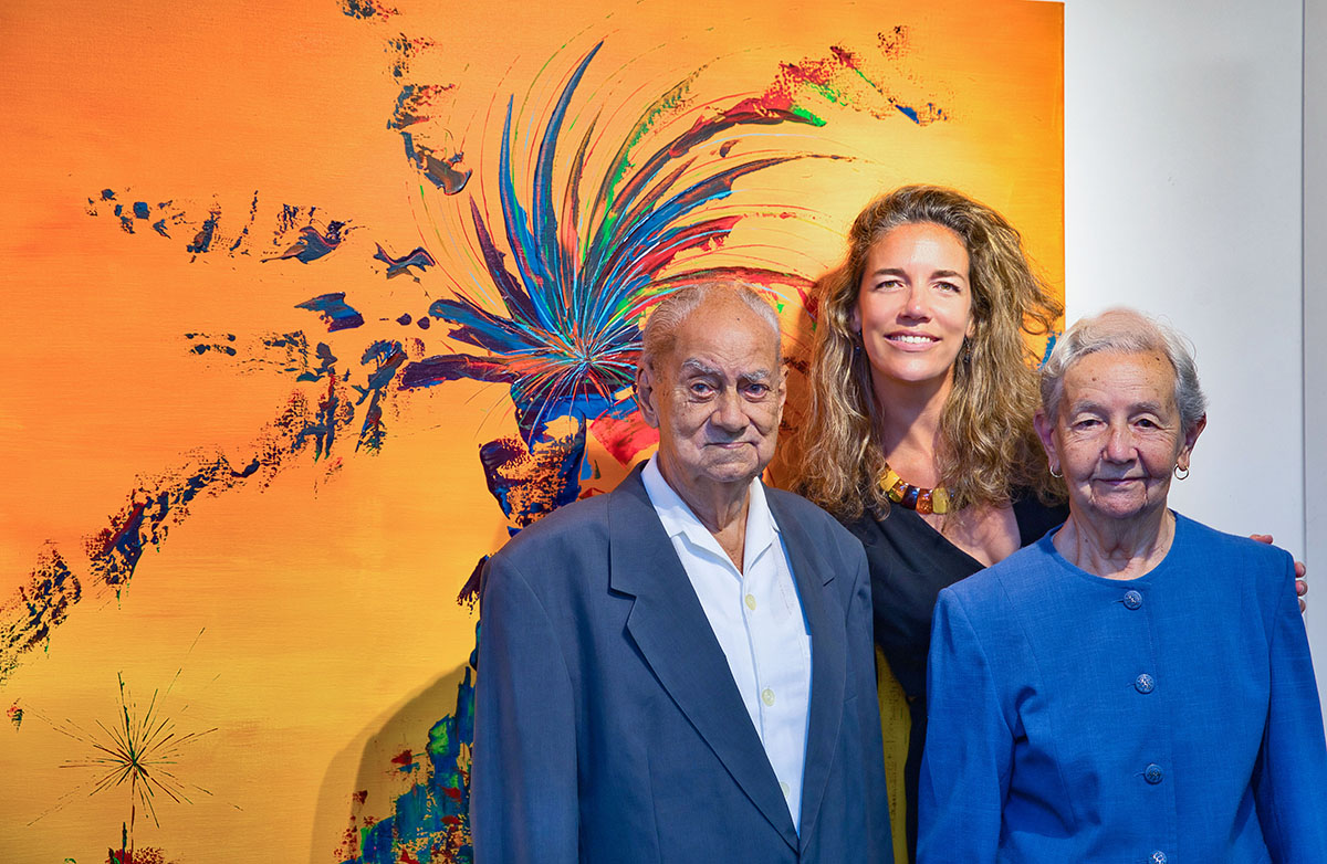 Le doyen de la soirée 92 ans et sa femme extraordinaire (mes grands parents)