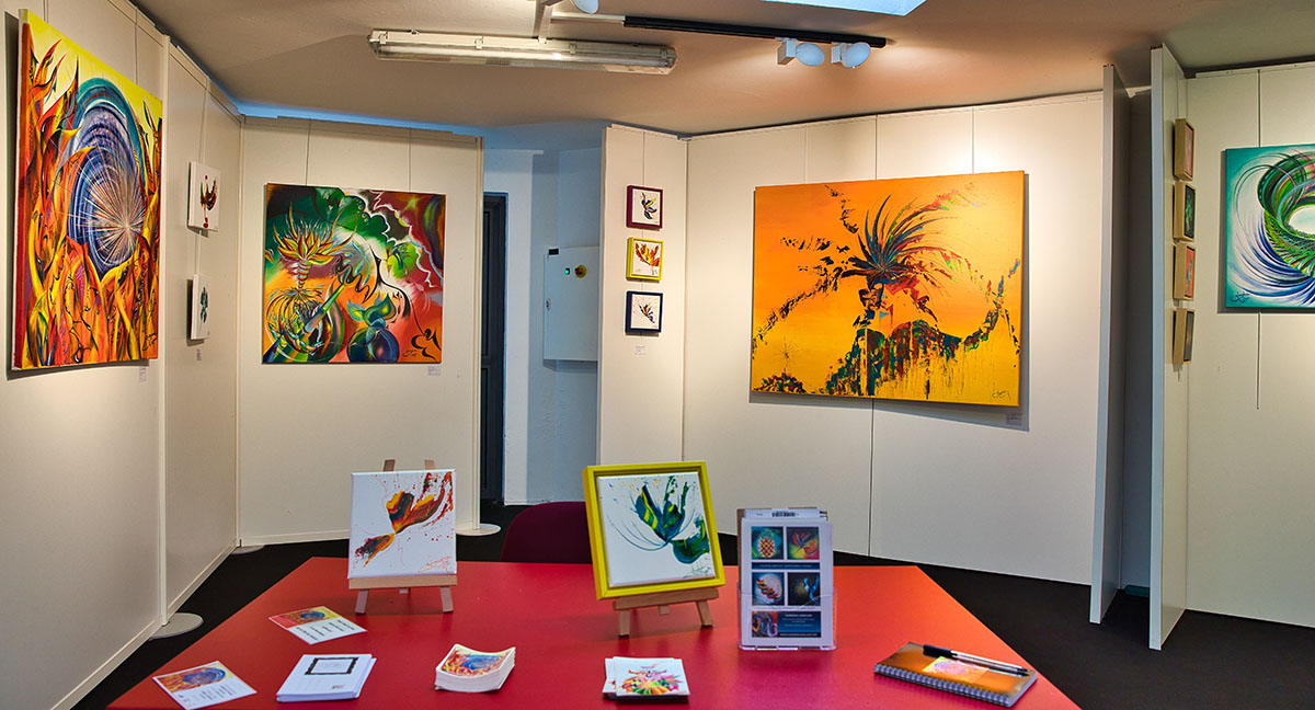 Expo de Sandrine Langlade: "Feux de joie" à la Cité du Volcan