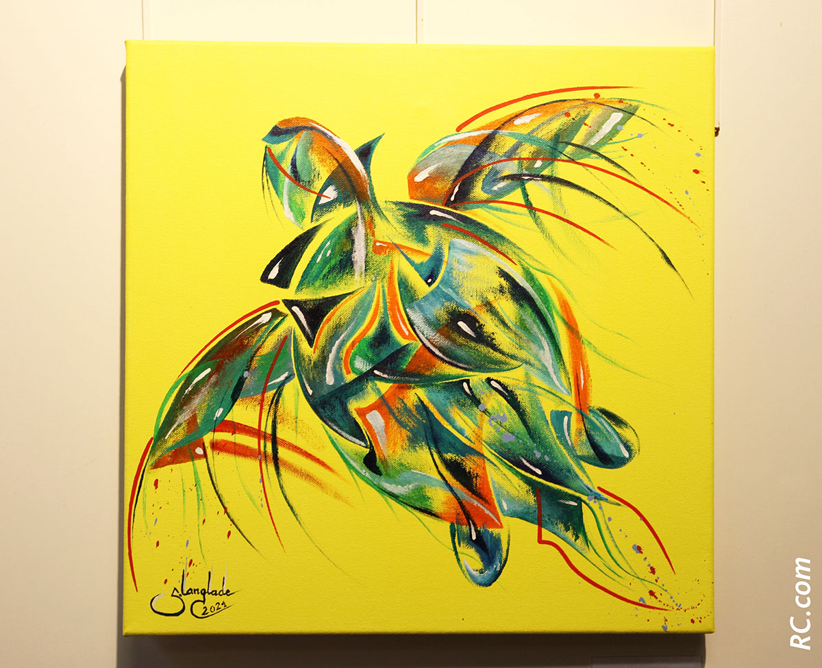 Expo de Sandrine Langlade: "Feux de joie" à la Cité du Volcan