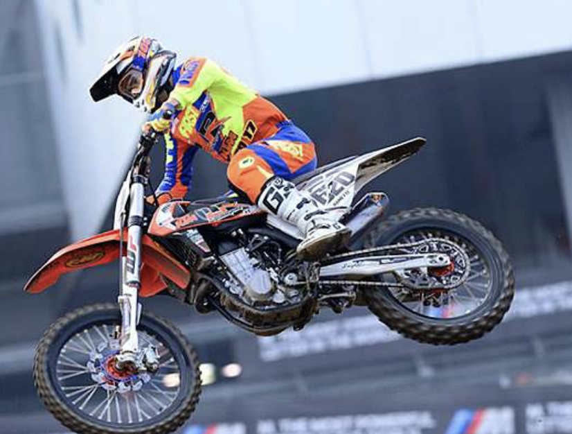 Thomas Ramette, récent champion de France MX Elite2 (photo d'archives)