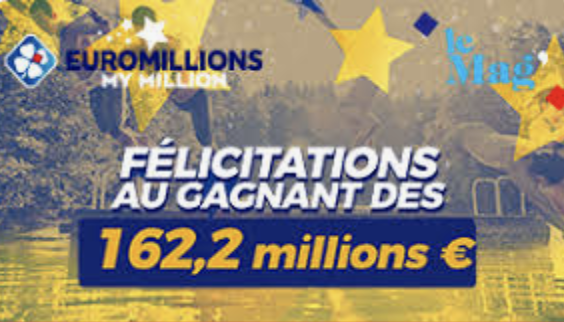 Euromillions: 162 millions d’euros remportés sur Internet !