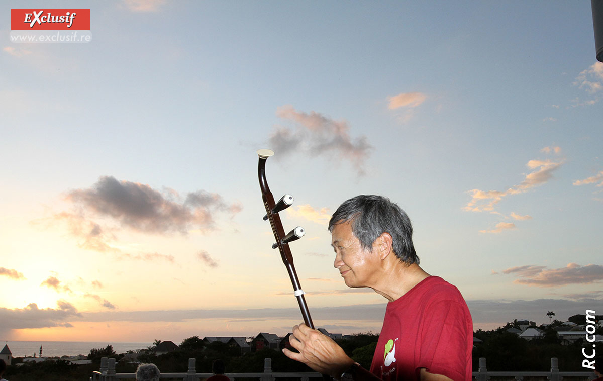 Yves Ah-Peng a distillé quelques notes de musique traditionnelle chinoise
