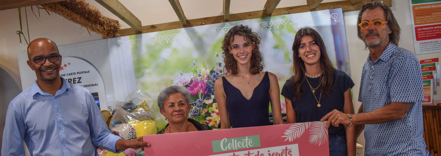 Pauline Hoarau et Colipays récoltent 685 kg de dons pour les démunis