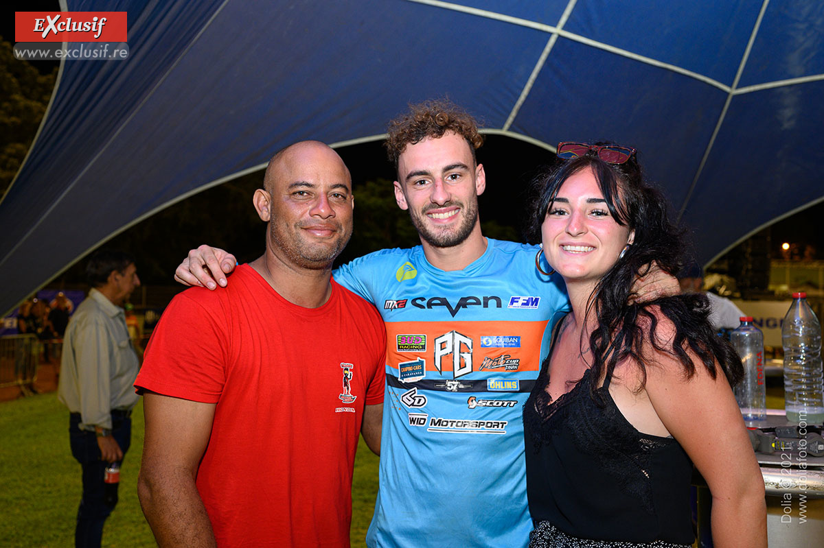 Christie avec Thomas Ramette et sa compagne Christie avec Thomas Ramette et sa compagne