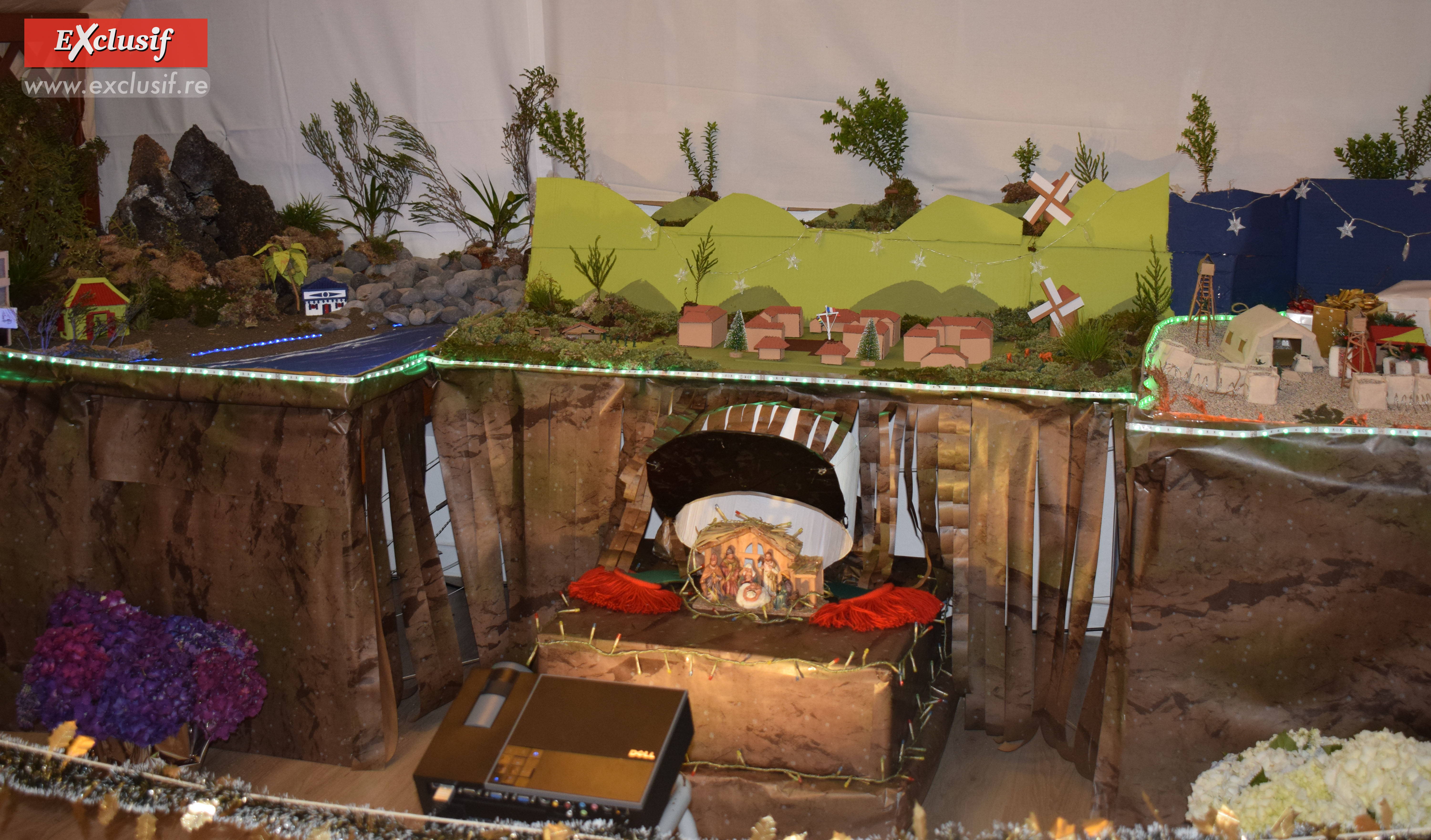 Une jolie crèche de Noël aux couleurs de La Réunion