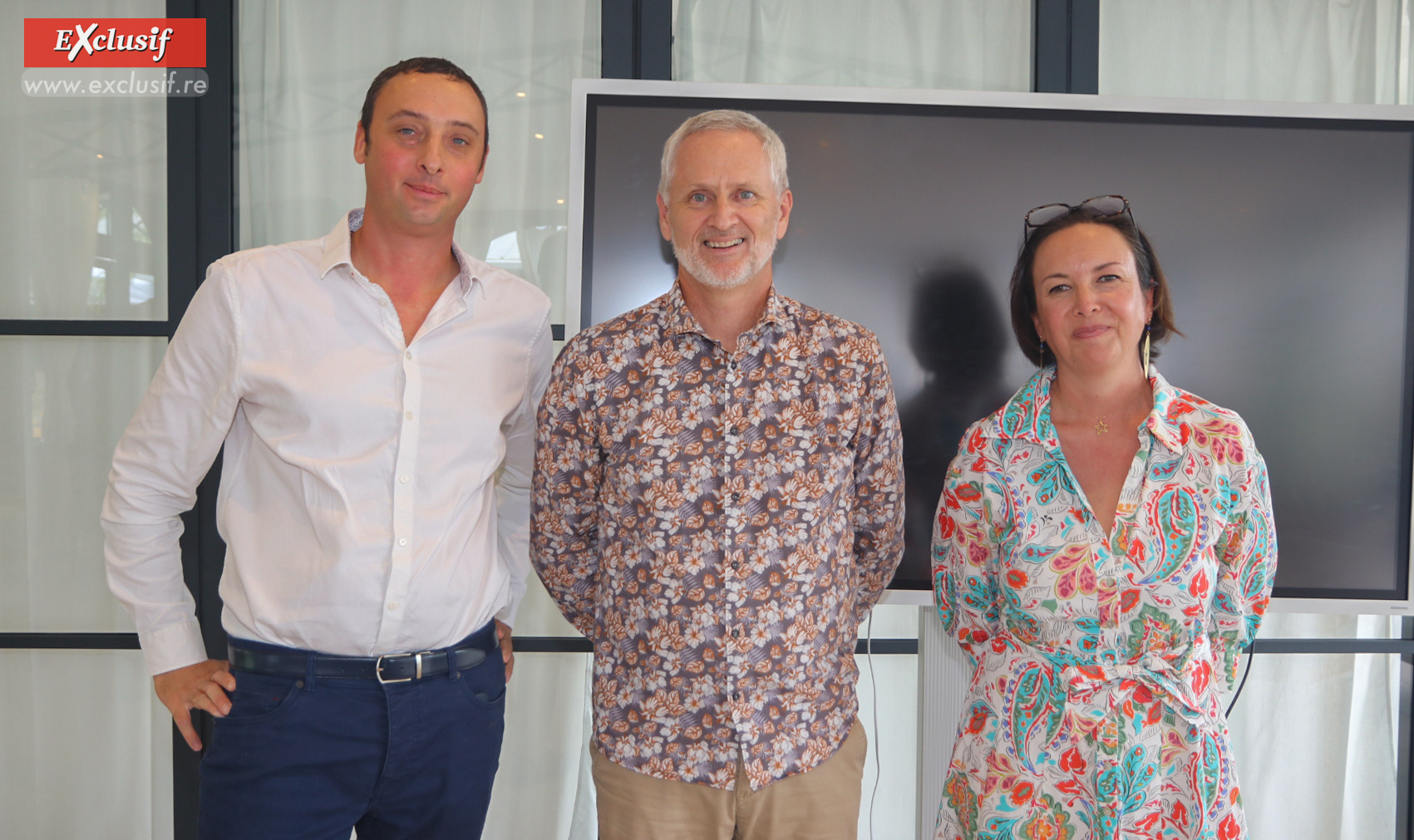Cyril Isautier, Bruno Guilleminot, et Estelle Baie