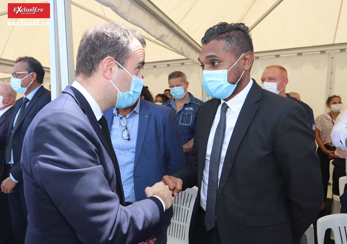 Le Ministre Sébastien Lecornu a inauguré le commissariat de Saint-André