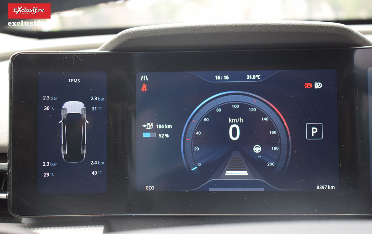Le compteur face au conducteur