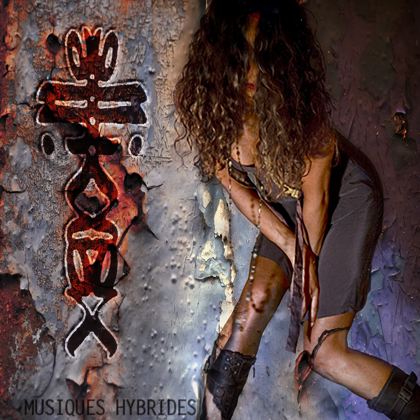 La pochette très sensuelle de lalbum "Musiques hybrides"...