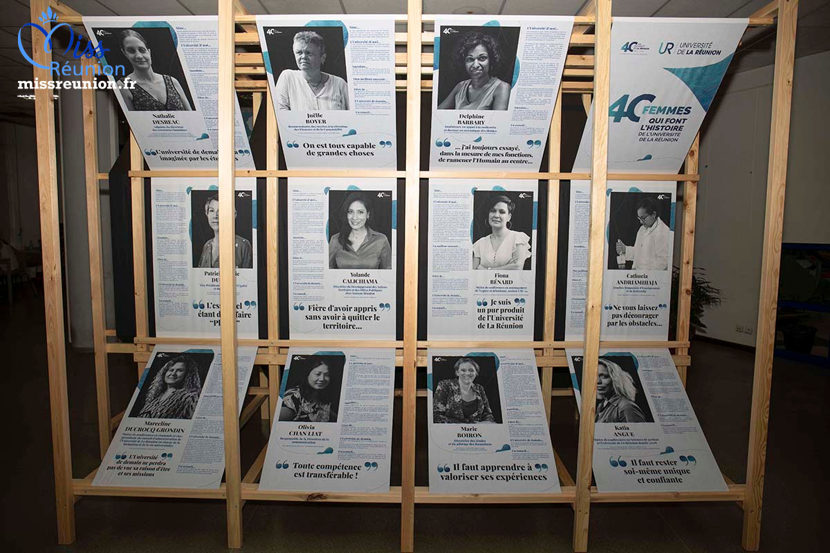 Expo: "40 femmes qui font l’Université de La Réunion" 