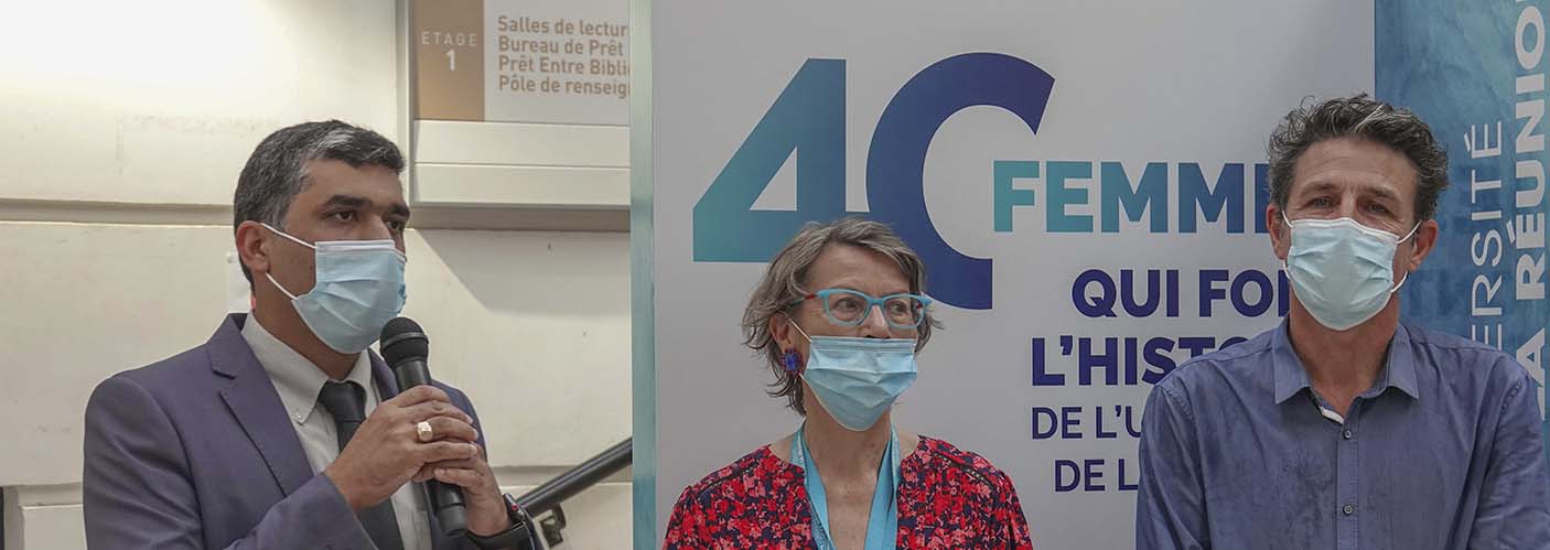 Expo: "40 femmes qui font l’Université de La Réunion" 