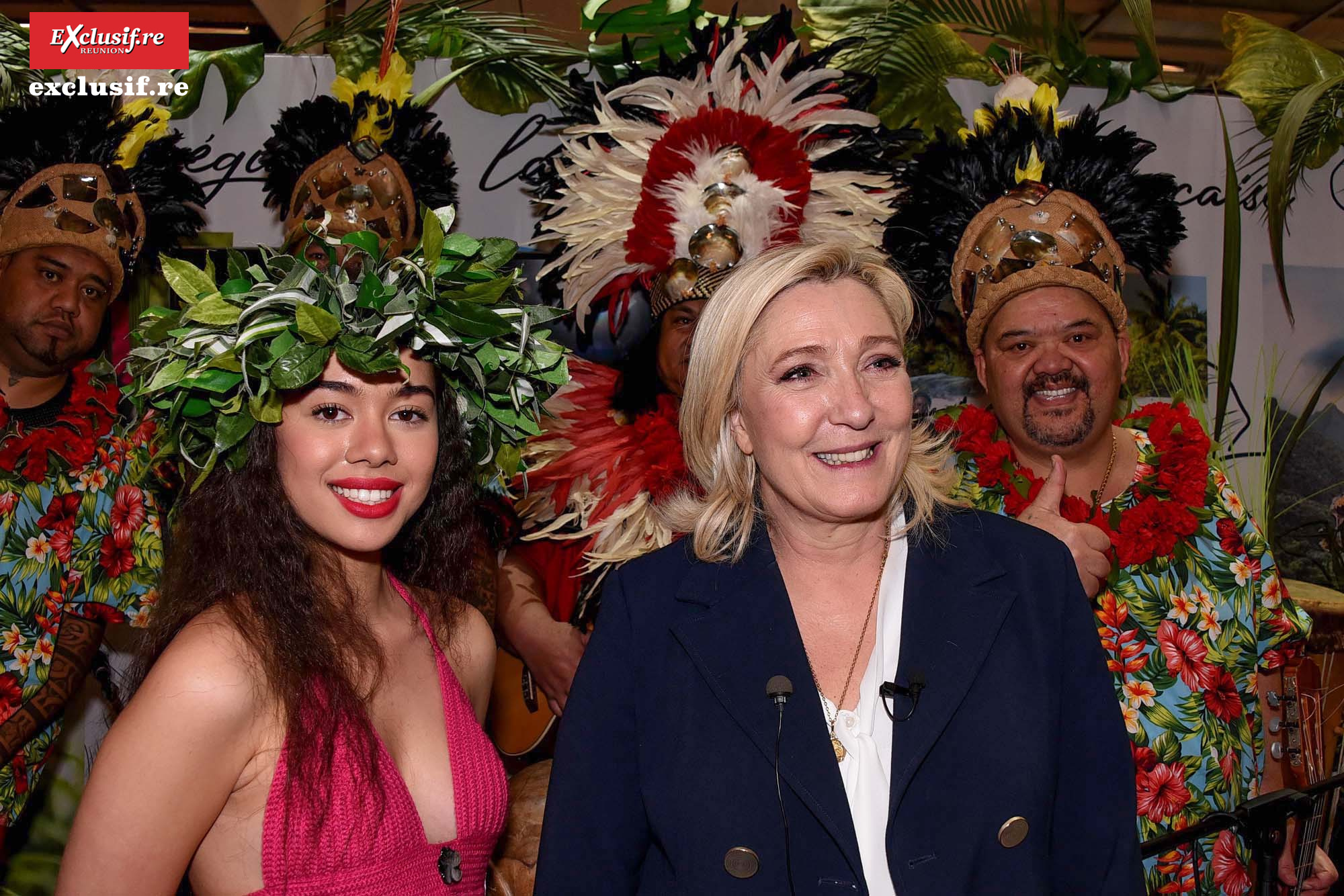 Marine Le Pen était à Tahiti