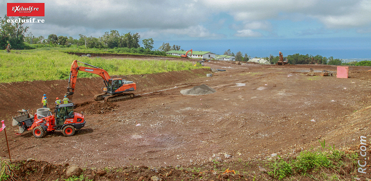 Les travaux d'extension du parc battent leur plein