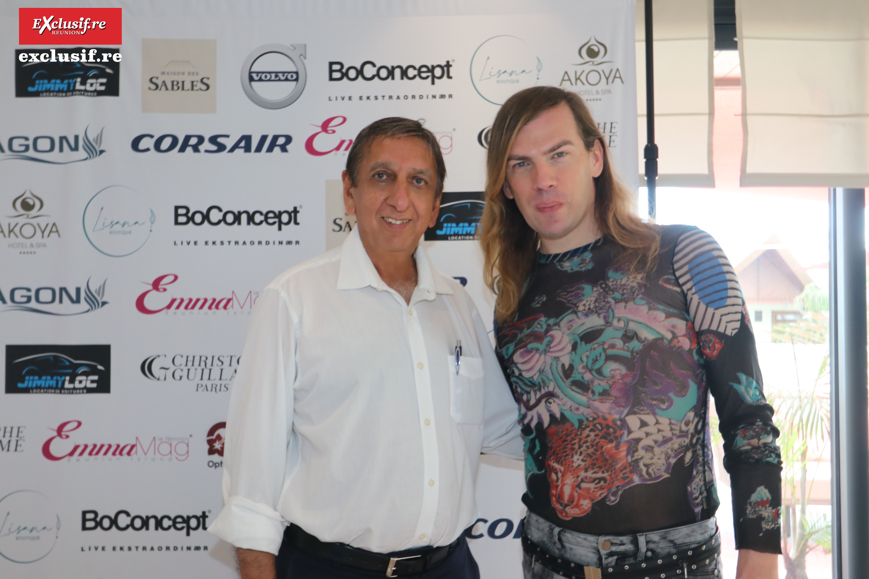 Aziz Patel et Christophe Guillarmé