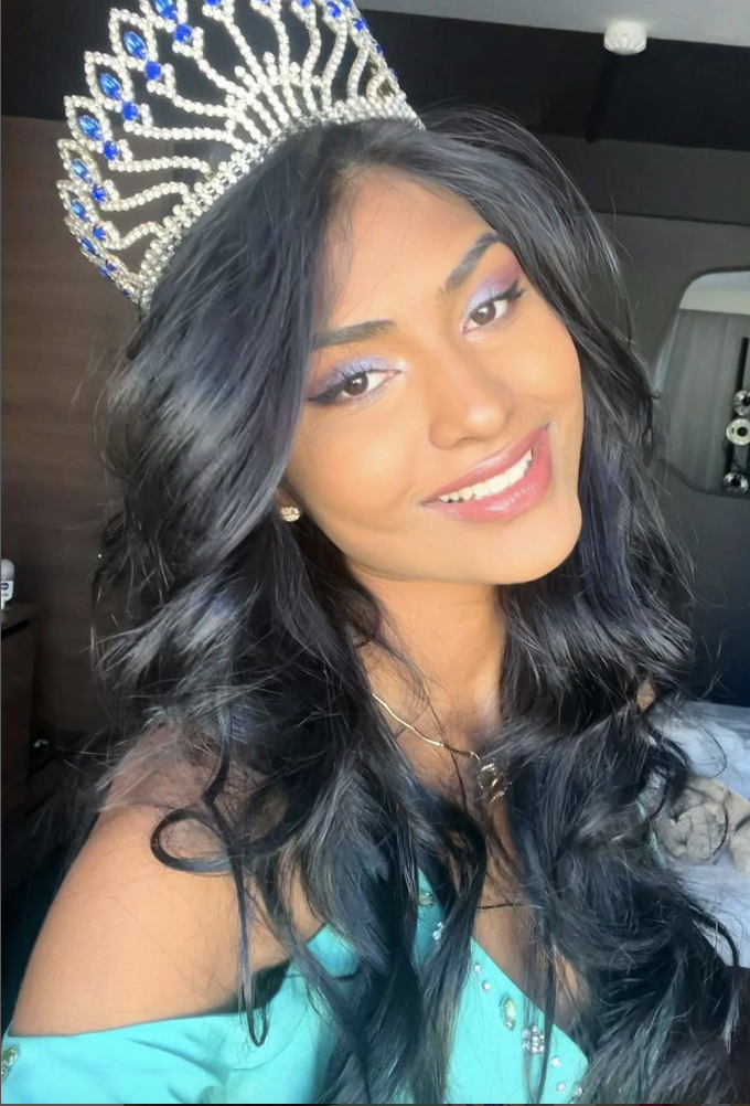 Dana Virin, Miss Réunion 2021, 6ème dauphine Miss France 2022, est à Dubaï pour quelques jours... (photo Instagram)