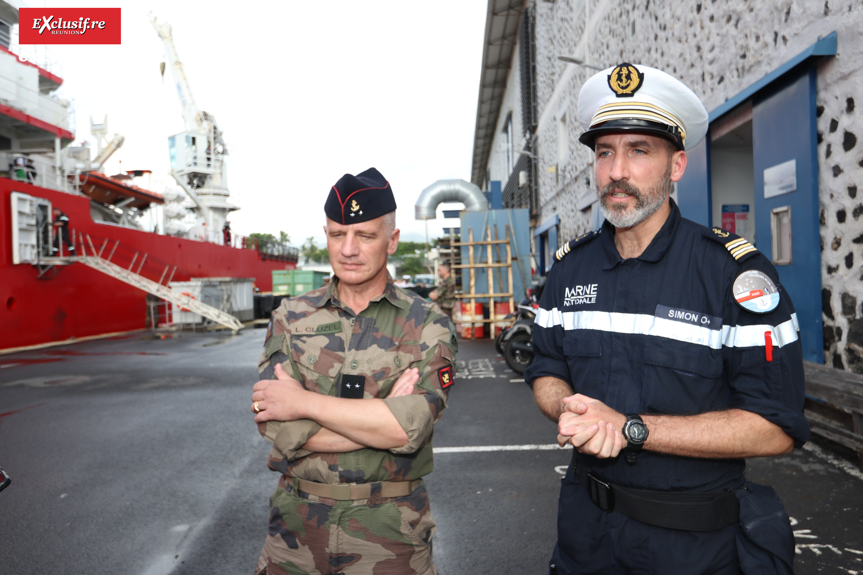 Le général Laurent Cluzel et le pacha Alban Simon