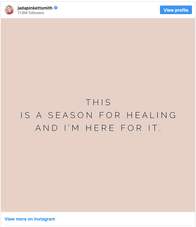 La réaction très sobre de Jada après l'incident des Oscars La réaction très sobre de Jada après l'incident des Oscars