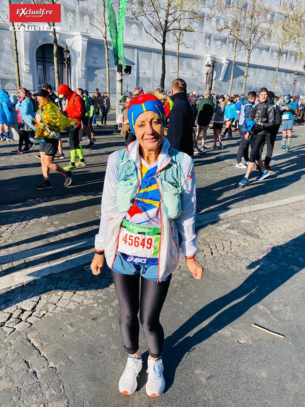 Pour la traileuse tamponnaise Colette Técher, courir un marathon a été une nouvelle expérience