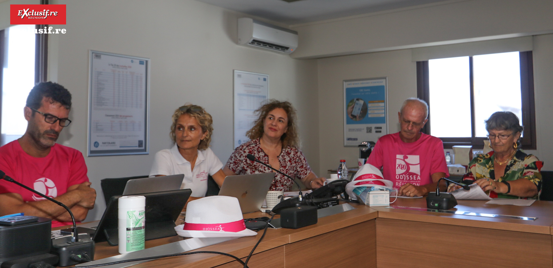 Une conférence de presse était organisée au siège de la CRC pour cette remise de dons