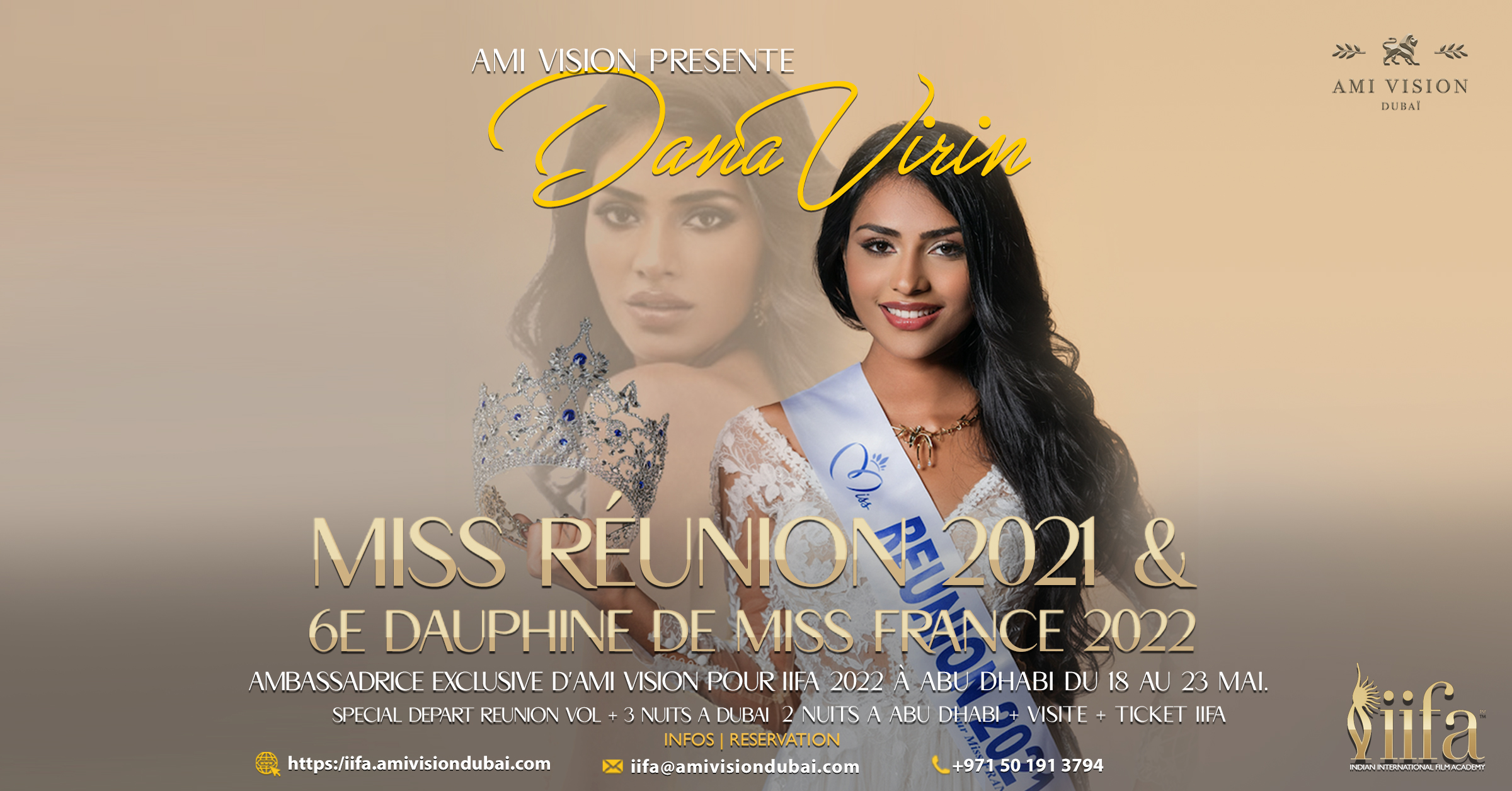 Dana Virin va vivre la magie de Bollywood à Abu Dhabi