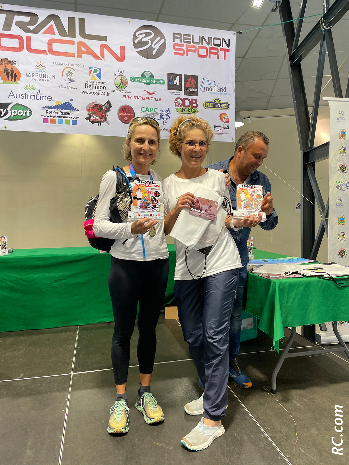 Nathalie Bourcier, présidente de Run Odyssea, a également mouillé le maillot