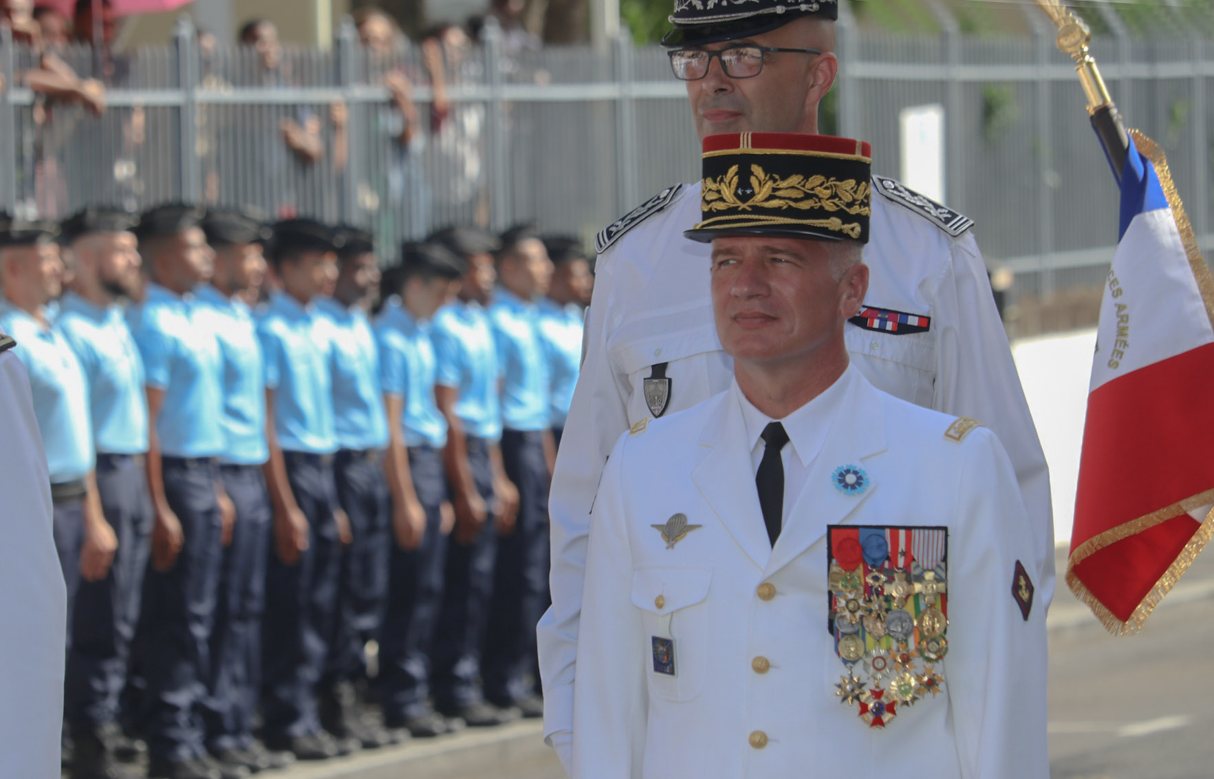 Le général Laurent Cluzel, commandant supérieur des Forces Armées de la Zone Sud de l’Océan Indien