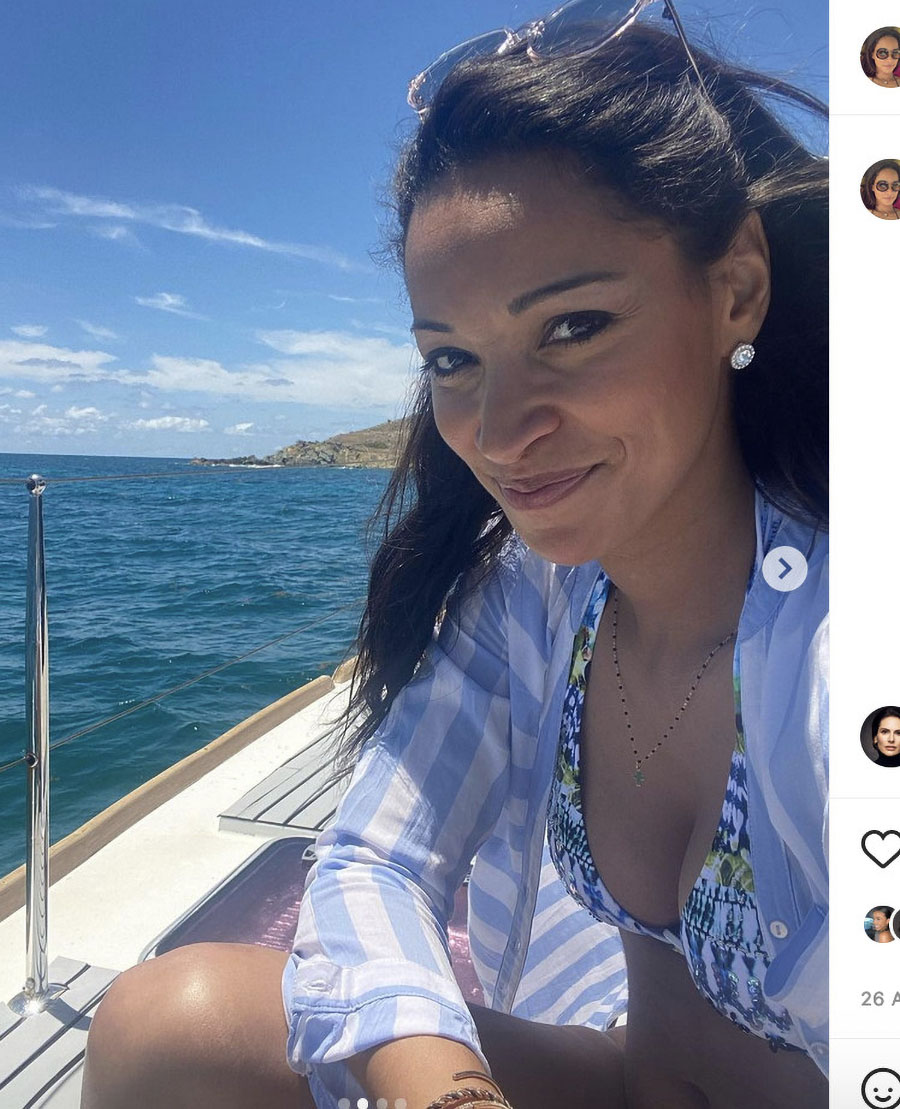 Cindy Fabre était avec Diane Leyre, Miss France en titre, lors de son récent voyage d'intégration... (photo Instagram)
