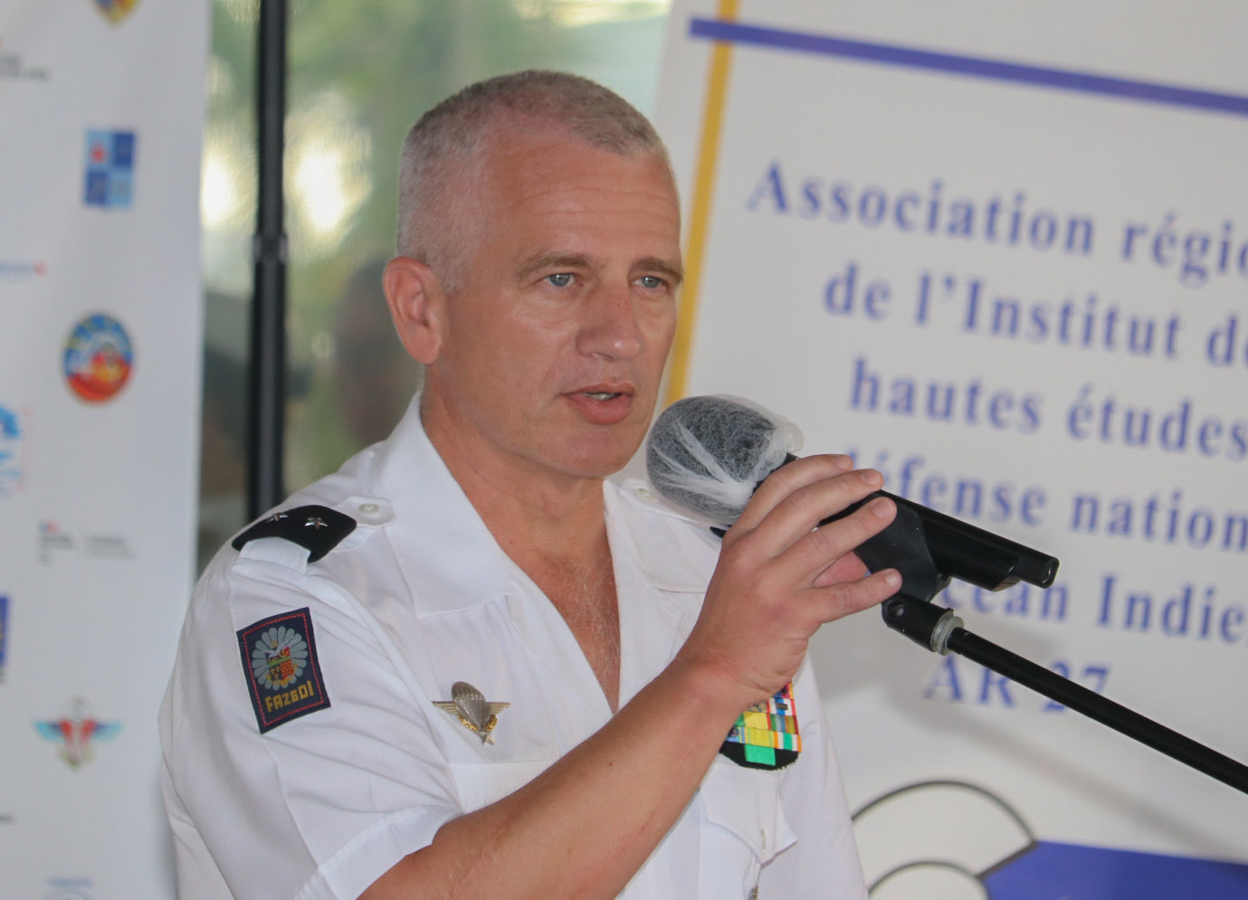 Général Laurent Cluzel, commandant supérieur de FAZSOI
