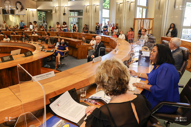 La remise des prix a eu lieu dans l'hémicycle du Conseil Départemental à Sant-Denis