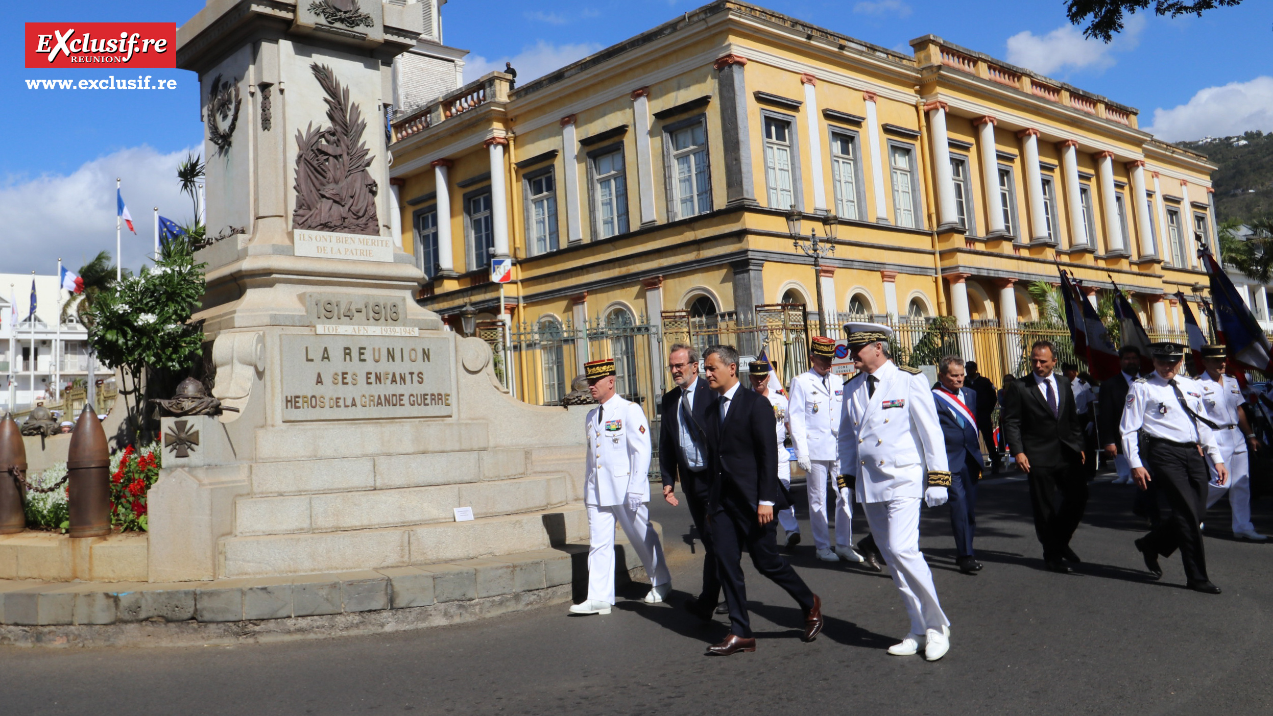 Les ministres Gérald Darmanin et Jean-François Carenco en visite
