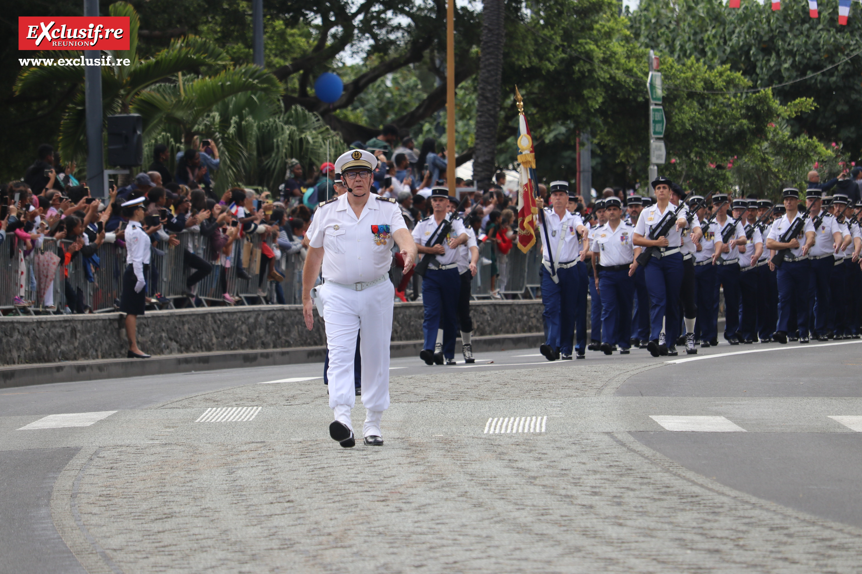 Défilé du 14 juillet au Barachois: ferveur nationale Défilé du 14 juillet au Barachois: ferveur nationale