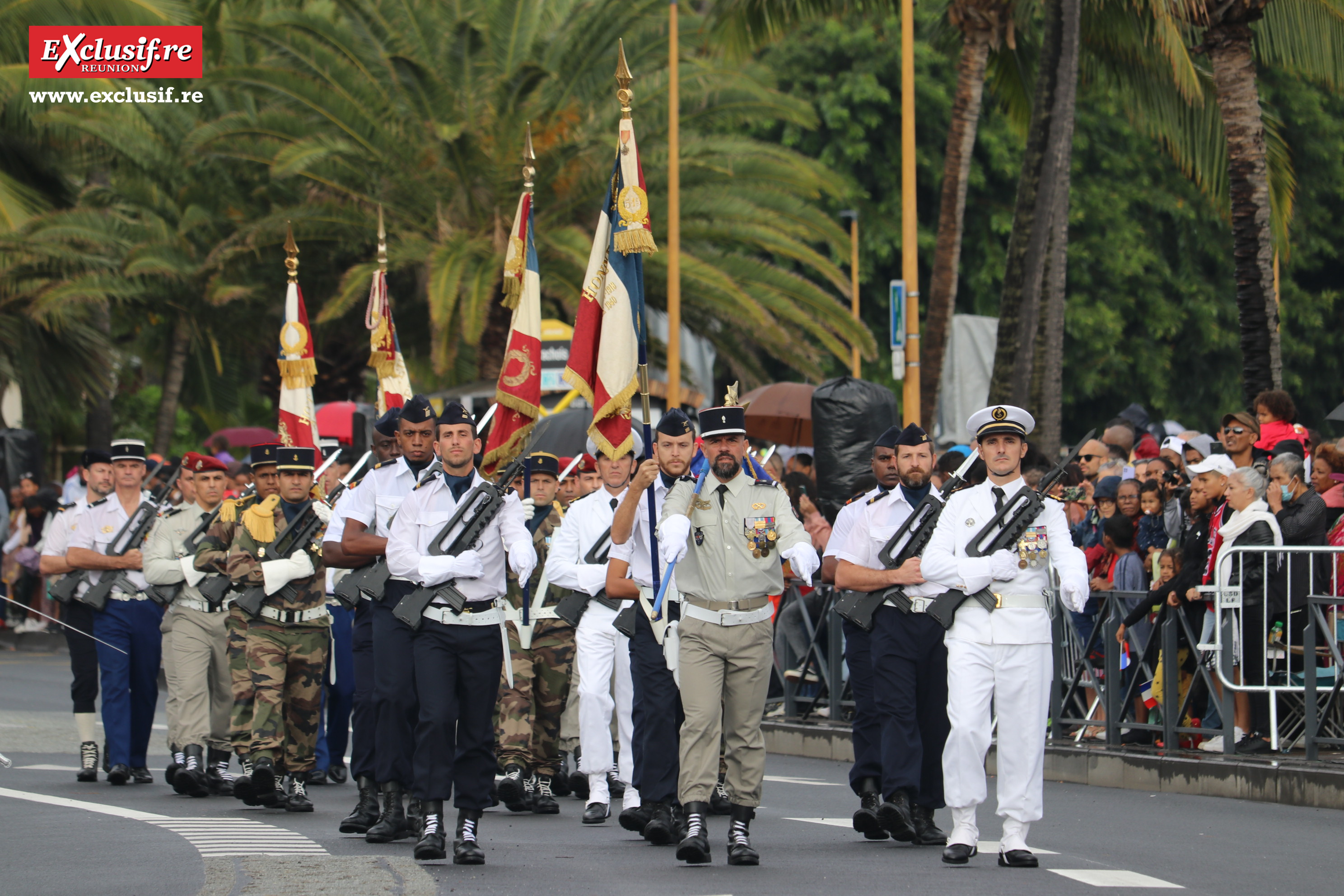 Défilé du 14 juillet au Barachois: ferveur nationale Défilé du 14 juillet au Barachois: ferveur nationale
