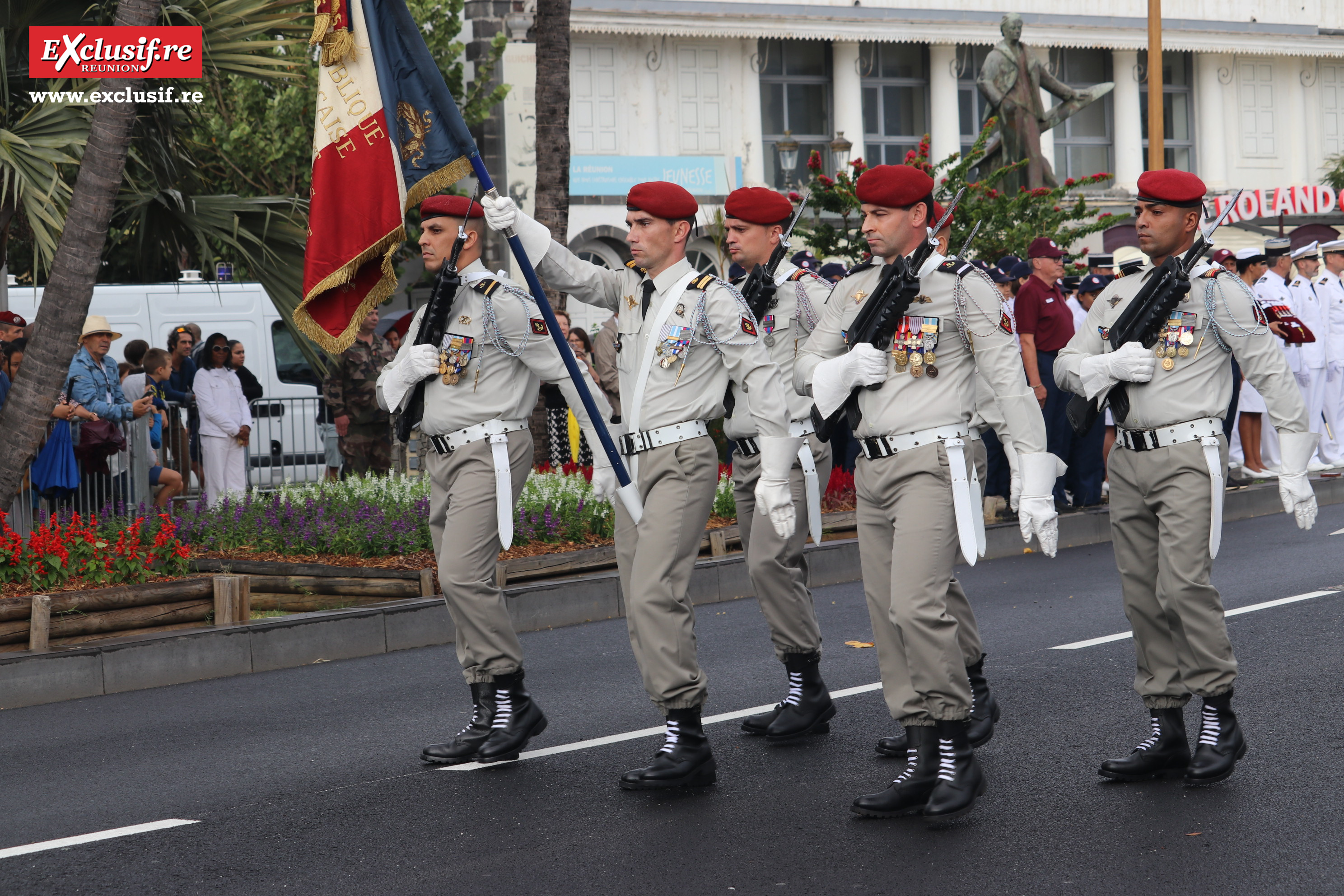 Défilé du 14 juillet au Barachois: ferveur nationale Défilé du 14 juillet au Barachois: ferveur nationale