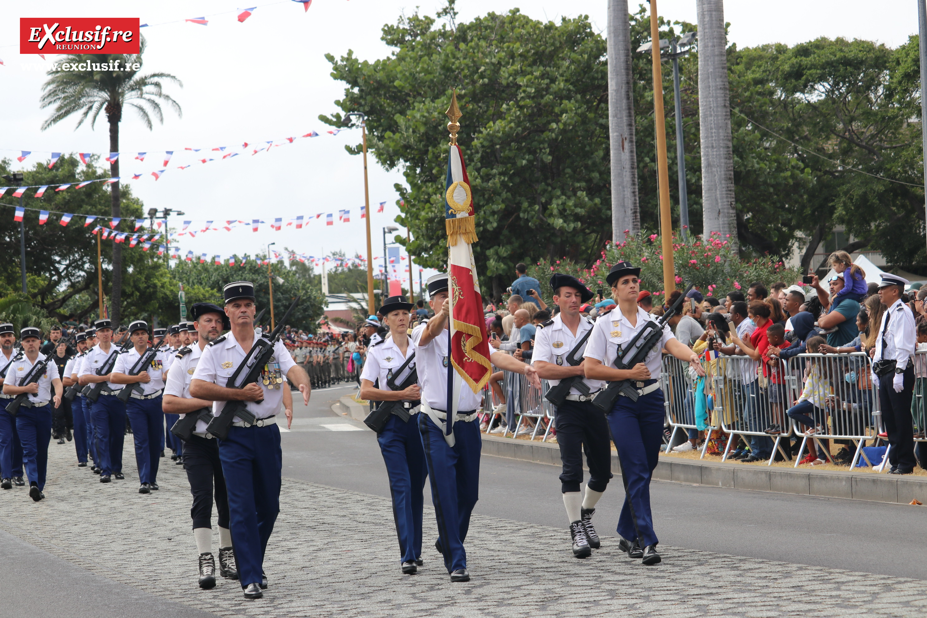 Défilé du 14 juillet au Barachois: ferveur nationale Défilé du 14 juillet au Barachois: ferveur nationale