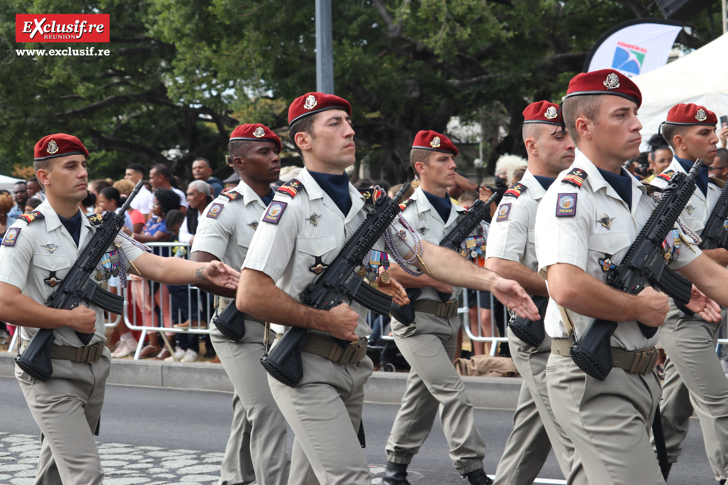 Défilé du 14 juillet au Barachois: ferveur nationale Défilé du 14 juillet au Barachois: ferveur nationale