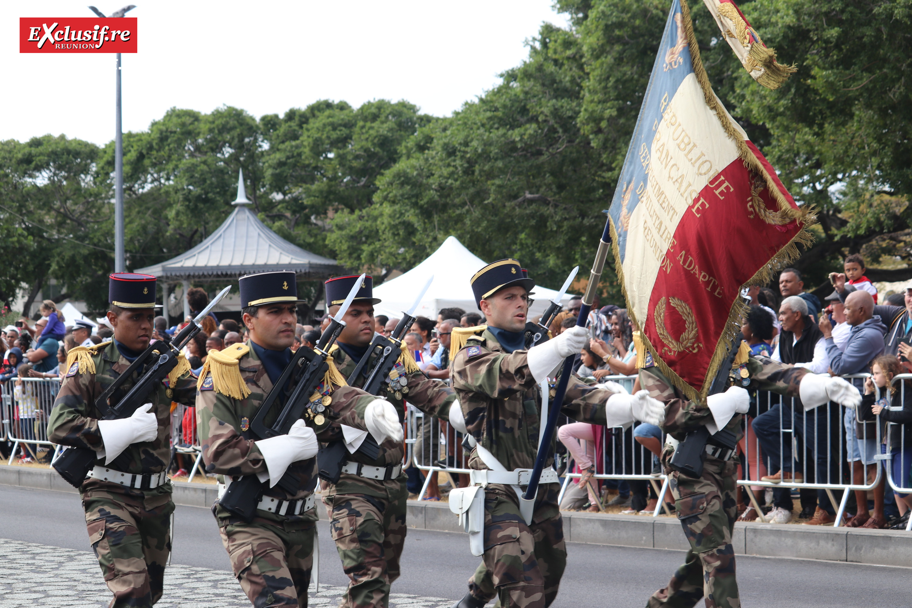 Défilé du 14 juillet au Barachois: ferveur nationale Défilé du 14 juillet au Barachois: ferveur nationale