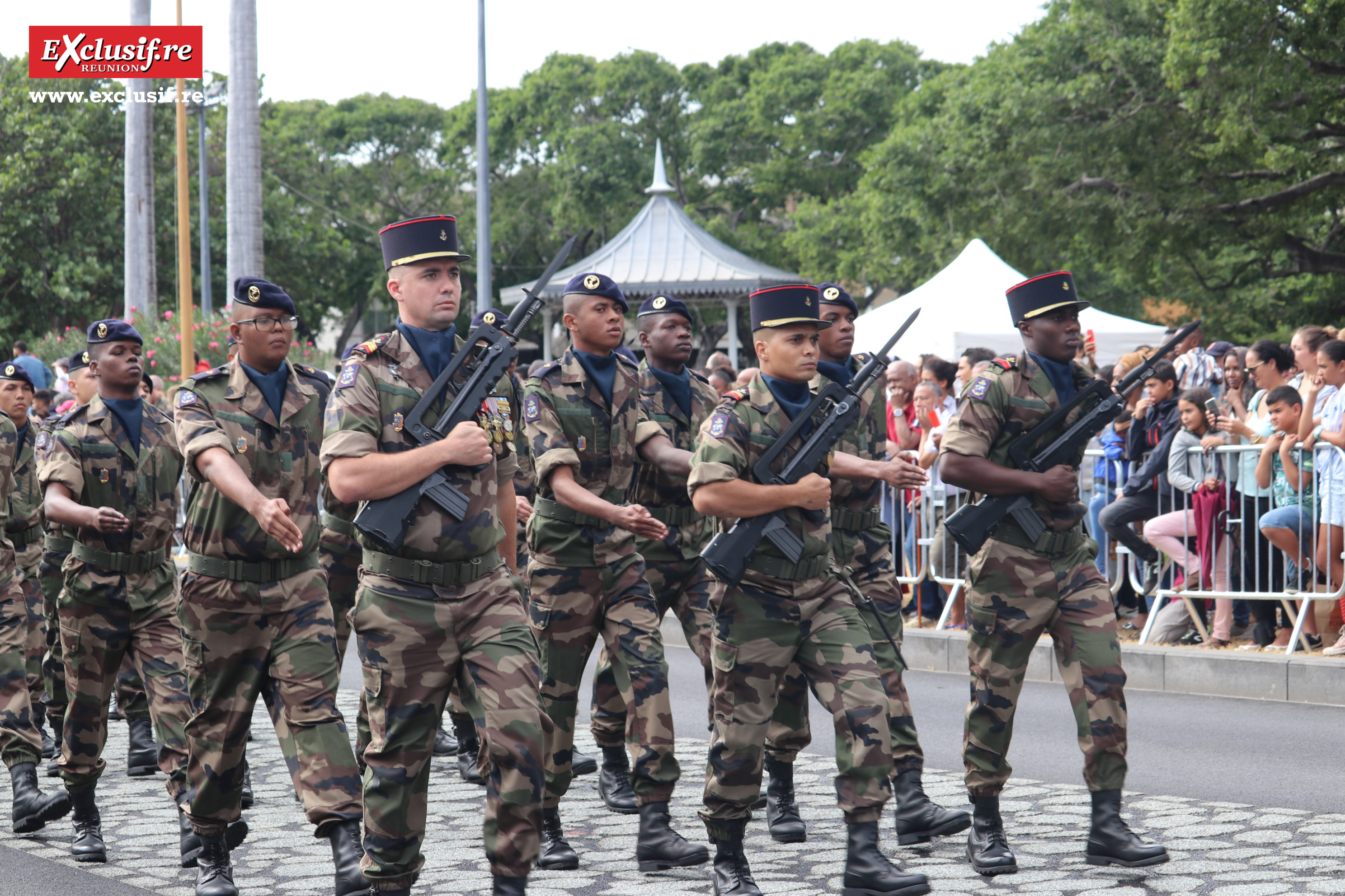 Défilé du 14 juillet au Barachois: ferveur nationale Défilé du 14 juillet au Barachois: ferveur nationale