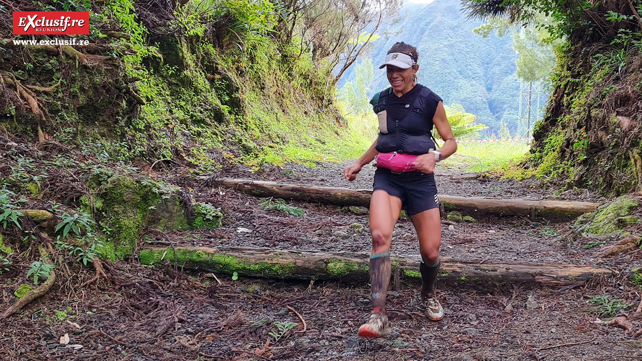 Anéglique Lesport dans un cadre magnifique, à moins d’un kilomètre de l’arrivée