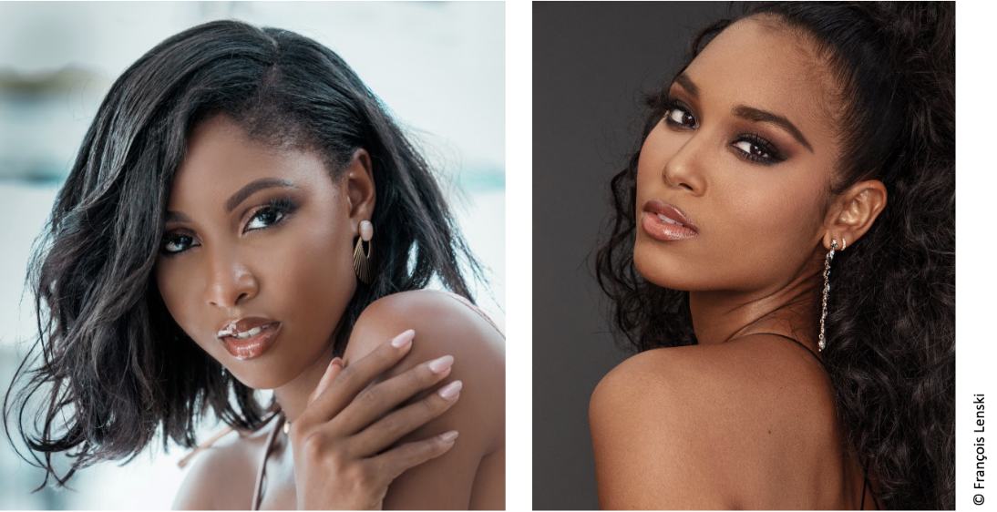 Floriane Bascou et Clémence Botino à Miss Univers et Miss Monde 2023