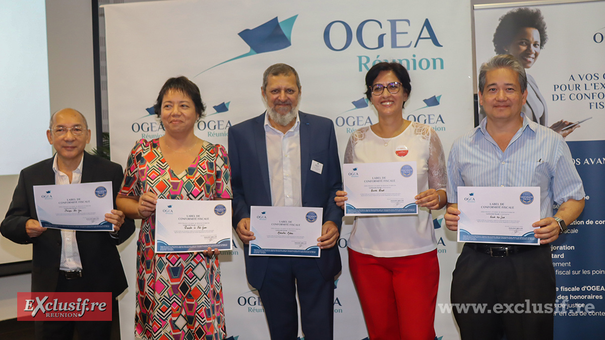 OGEA et Finances Publiques: remise des 156 premiers labels de conformité fiscale réunionnais